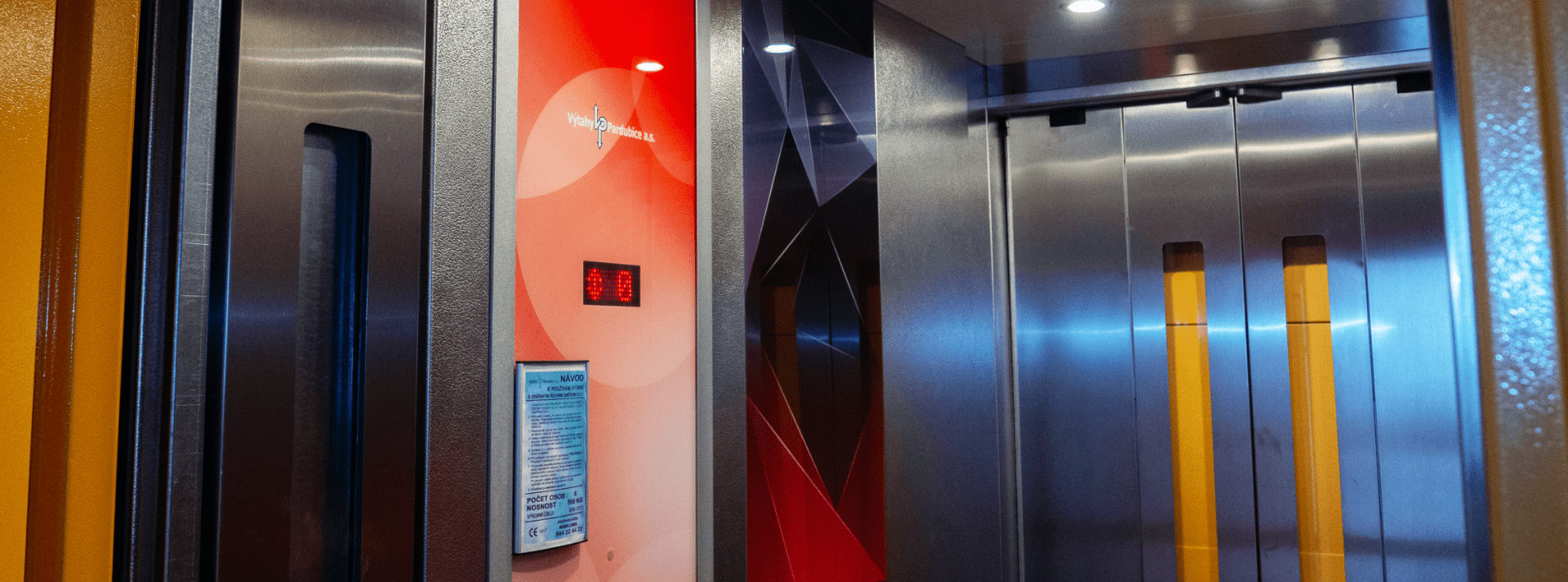 Kabiny výtahů
